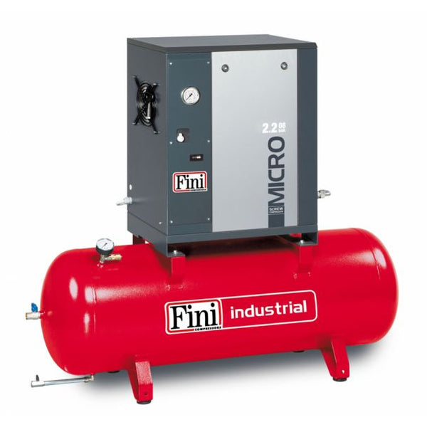 Compresor de aer cu surub Fini MICRO SE 2.2-08-200 400 V 200 l 2.2 kW 8 bar 325 l/min