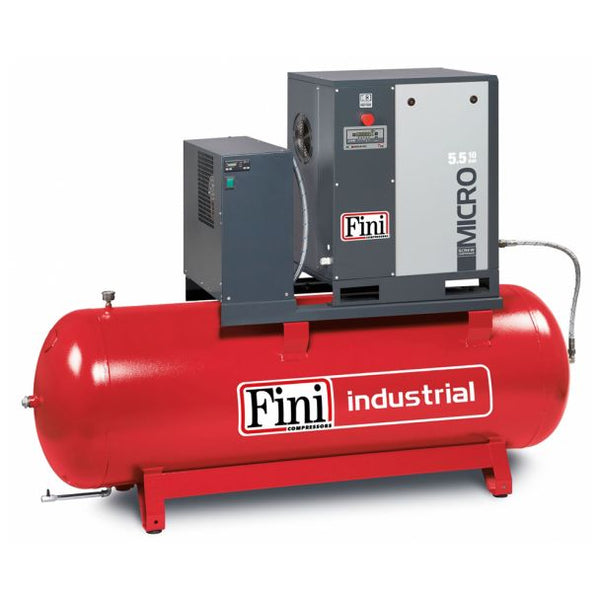 Compresor de aer cu surub Fini MICRO 5.5-10-500 ES 400 V 500 l 5.5 kW 10 bar 650 l/min cu uscator