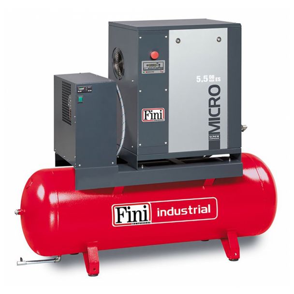 Compresor de aer cu surub Fini MICRO 5.5-08-270 ES 400 V 270 l 5.5 kW 8 bar 720 l/min cu uscator