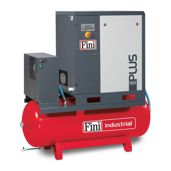 Compresor de aer cu surub Fini PLUS 8-10-270 ES 400 V 270 l 7.5 kW 10 bar 1000 l/min cu uscator