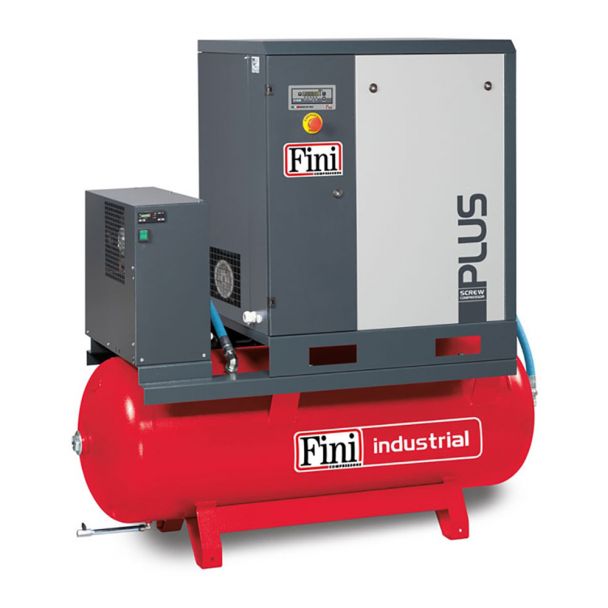 Compresor de aer cu surub Fini PLUS 8-10-270 ES 400 V 270 l 7.5 kW 10 bar 1000 l/min cu uscator