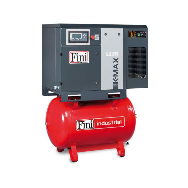 Compresor cu surub Fini K-MAX 5.5-10-270 ES 270 l 5.5 kW 10 bar 705 l/min cu uscator
