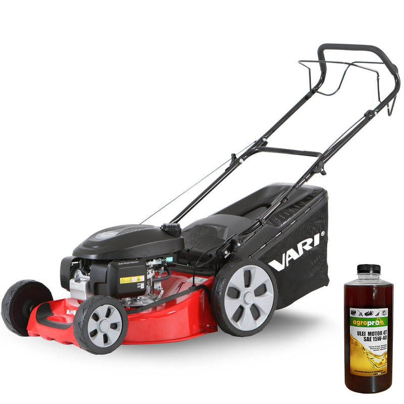 Masina de tuns gazonul VARI CP1 484 H motor Honda GCV145 6 trepte latime taiere 48 cm cos 60 l 4 in 1 functii mulcire colectare descarcare spate si lateral + 1l ulei motor