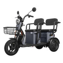 Tricicleta electrica Voltarom APM5 putere 1000 W 20 AH 60V viteza 25 km/h autonomie 40 km fara permis culoare gri