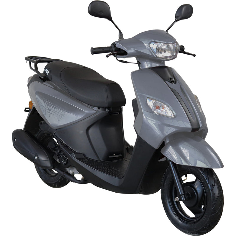 Scuter pe benzina Voltarom PS3 motor 2.8 CP 49.6 cmc viteza 45 km/h necesita permis culoare gri