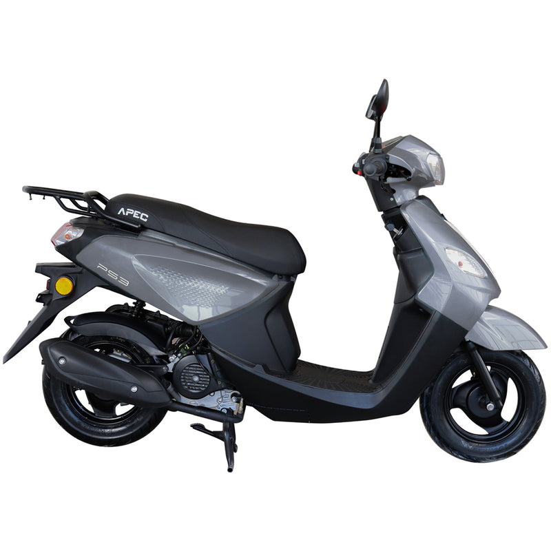 Scuter pe benzina Voltarom PS3 motor 2.8 CP 49.6 cmc viteza 45 km/h necesita permis culoare gri