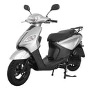 Scuter pe benzina Voltarom PS5 motor 7.2 CP 125 cmc viteza 80 km/h necesita permis culoare gri