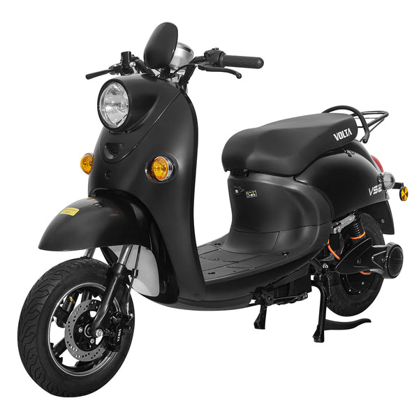 Scuter electric Voltarom VS2 putere 2000 W 20 AH 72V viteza 25 km/h autonomie 60 km fara permis culoare negru