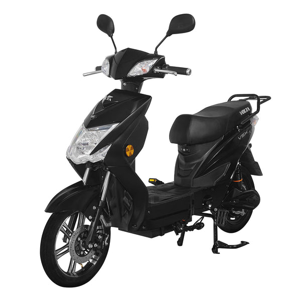 Scuter electric Voltarom VSX putere 1050 W 20 AH 48V viteza 25 km/h autonomie 60 km fara permis culoare negru