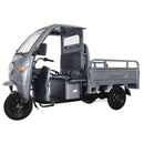 Tricicleta electrica Voltarom Hercules VT5 putere 3900 W 72V 45 AH viteza 25 km/h autonomie 50 km cu cabina fara permis culoare gri