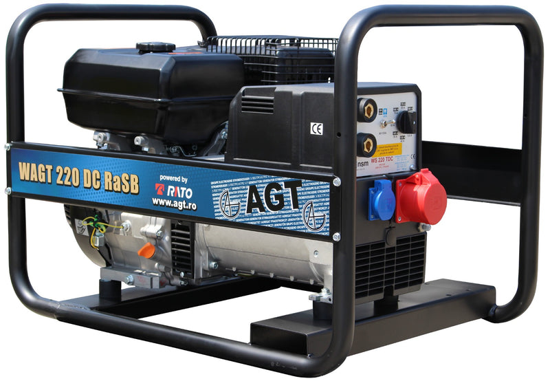 Generator sudura WAGT 220 DC RaSB putere 6.5 kW trifazat benzina pornire manuala rezervor 6.5 L