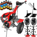 Motocultor Weima cu Diferential WM1100F-6 Motor 16 CP Benzina 6 viteze Latime lucru 110 cm roti metal plug arat rarita reglabila plug cartofi 5l ulei