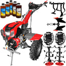 Motocultor Weima cu Diferential WM1100F-6 Motor 16 CP Benzina 6 viteze Latime lucru 110 cm roti metal cultivator plug reversibil 5l ulei