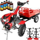 Motocultor Weima cu Diferential WM1100F-6 Motor 16 CP Benzina 6 viteze Latime lucru 110 cm remorca 5l ulei