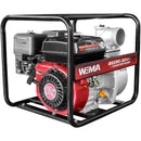 Motopompa apa curata Weima WMQGZ80-30 3" motor 6.5 CP 196 cmc 4 timpi benzina debit 60 mc/h refulare 30 m absorbtie 5 m + Furtun refulare tip pompieri 3" fara racorduri
