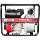 Motopompa apa curata Weima WMQGZ80-30 3" motor 6.5 CP 196 cmc 4 timpi benzina debit 60 mc/h refulare 30 m absorbtie 5 m + Furtun refulare tip pompieri 3" fara racorduri