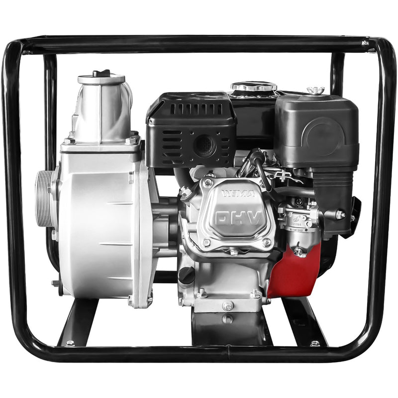 Motopompa apa curata Weima WMQGZ80-30 3" motor 6.5 CP 196 cmc 4 timpi benzina debit 60 mc/h refulare 30 m absorbtie 5 m