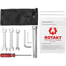 Tocator de crengi Rotakt ROTC305W motor 7 CP benzina capacitate maxima tocare 50 mm roti 13x5.00-9 + Motofierastrau ROTAKT MTF5810SW