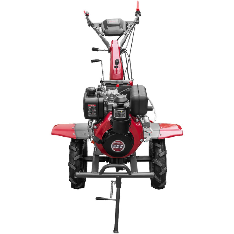 Motocultor Weima WM1100AE-6 pornire electrica motor 7 CP diesel 6 viteze latime lucru 110 cm freze roti cauciuc 4.00-10 reductor usor/greu roti metal plug arat rarita reglabila plug cartofi cultivator plug reversibil 5l ulei
