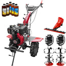 Motocultor Weima WM1100AE-6 pornire electrica motor 7 CP diesel 6 viteze latime lucru 110 cm freze roti cauciuc 4.00-10 reductor usor/greu roti metal lama cosire 5l ulei