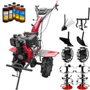 Motocultor Weima WM1100AE-6 pornire electrica motor 7 CP diesel 6 viteze latime lucru 110 cm freze roti cauciuc 4.00-10 reductor usor/greu roti metal plug arat rarita reglabila plug cartofi cultivator 5l ulei