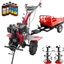 Motocultor Weima WM1100AE-6 pornire electrica motor 7 CP diesel 6 viteze latime lucru 110 cm freze roti cauciuc 4.00-10 reductor usor/greu remorca 5l ulei