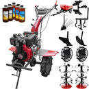 Motocultor Weima WM1100AE-6 pornire electrica motor 7 CP diesel 6 viteze latime lucru 110 cm freze roti cauciuc 4.00-10 reductor usor/greu roti metal plug arat rarita reglabila plug cartofi cultivator plug reversibil remorca 5l ulei