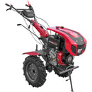 Motocultor Weima WM1100BE pornire electrica motor 10 CP diesel 2+1 viteze latime lucru 135 cm freze roti cauciuc 5.00-12" roti metal plug arat rarita reglabila 5l ulei