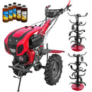 Motocultor Weima WM1100BE pornire electrica motor 10 CP diesel 2+1 viteze latime lucru 135 cm freze roti cauciuc 5.00-12" 5l ulei