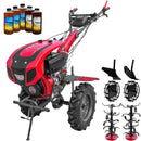 Motocultor Weima WM1100BE pornire electrica motor 10 CP diesel 2+1 viteze latime lucru 135 cm freze roti cauciuc 5.00-12" roti metal plug arat rarita reglabila 5l ulei