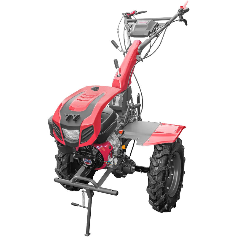 Motocultor Weima WM 1100D-6 cu diferential motor 9.5 CP 6 viteze latime lucru 110 cm freze roti cauciuc 5x12 reductor usor/greu capota cu far