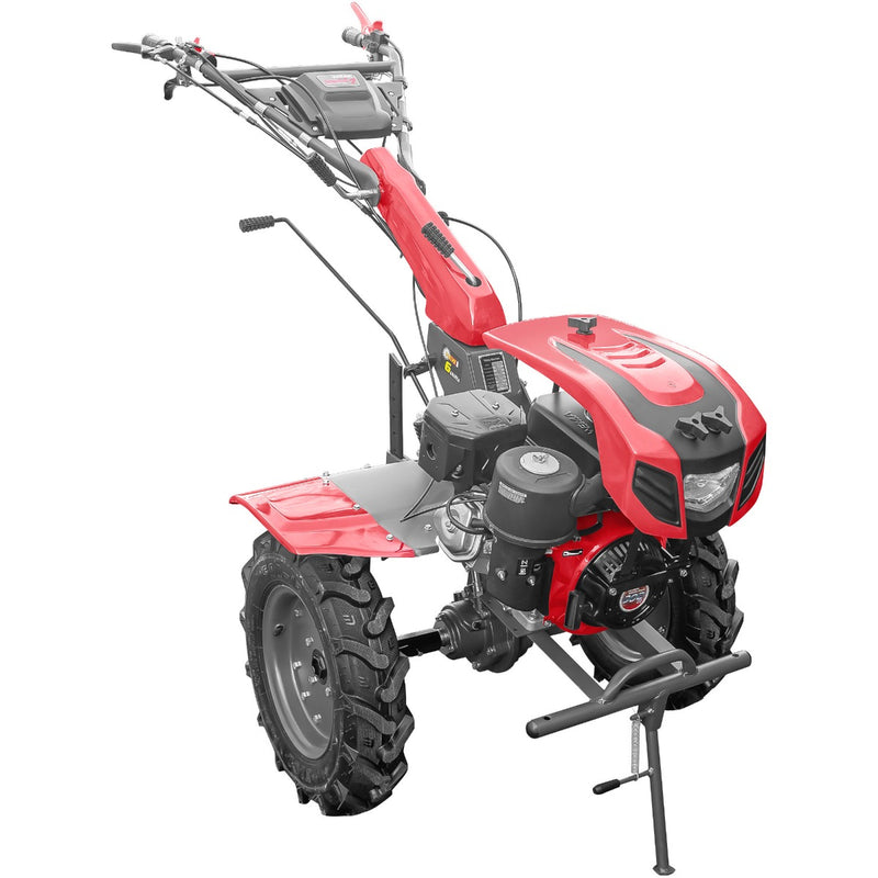 Motocultor Weima WM 1100D-6 cu diferential motor 9.5 CP 6 viteze latime lucru 110 cm freze roti cauciuc 5x12 reductor usor/greu capota cu far roti metal lama cosire 5l ulei