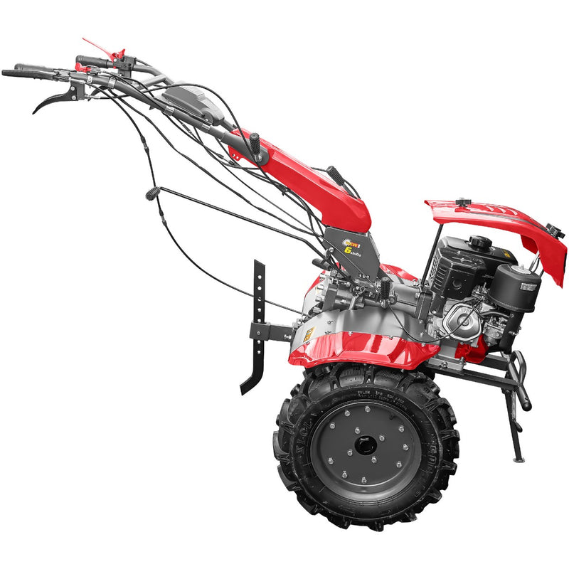 Motocultor Weima WM 1100D-6 cu diferential motor 9.5 CP 6 viteze latime lucru 110 cm freze roti cauciuc 5x12 reductor usor/greu capota cu far