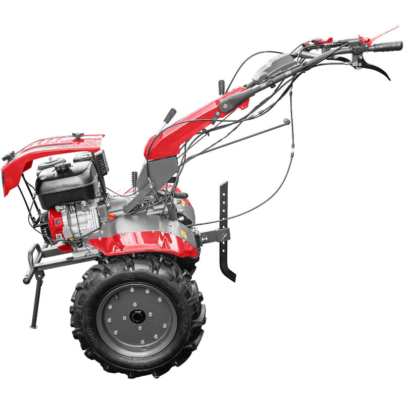 Motocultor Weima WM 1100D-6 cu diferential motor 9.5 CP 6 viteze latime lucru 110 cm freze roti cauciuc 5x12 reductor usor/greu capota cu far roti metal lama cosire 5l ulei