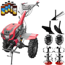 Motocultor Weima WM 1100D-6 cu diferential motor 9.5 CP 6 viteze latime lucru 110 cm freze roti cauciuc 5x12 reductor usor/greu capota cu far roti metal plug arat rarita reglabila plug cartofi 5l ulei