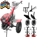 Motocultor Weima WM 1100D-6 cu diferential motor 9.5 CP 6 viteze latime lucru 110 cm freze roti cauciuc 5x12 reductor usor/greu capota cu far roti metal plug arat rarita reglabila plug cartofi cultivator 5l ulei