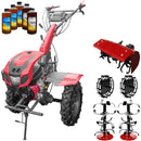 Motocultor Weima WM 1100D-6 cu diferential motor 9.5 CP 6 viteze latime lucru 110 cm freze roti cauciuc 5x12 reductor usor/greu capota cu far roti metal freza tractata 5l ulei