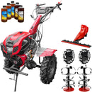 Motocultor Weima WM1100FE-6 cu diferential pornire electrica motor 16 CP benzina 6 viteze latime lucru 110 cm reductor usor/greu roti metal lama cosire 5l ulei