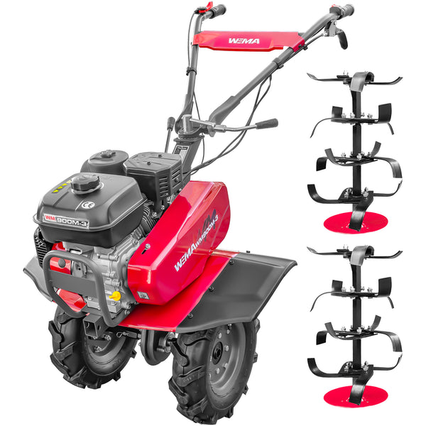 Motosapa Weima WM 900 M-3 motor 7 CP 3+1 viteze latime lucru 80-120 cm freze roti cauciuc