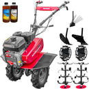 Motosapa Weima WM 900 M-3 motor 7 CP 3+1 viteze latime lucru 80-120 cm freze roti cauciuc roti metal rarita reglabila plug arat plug cartofi 2l ulei