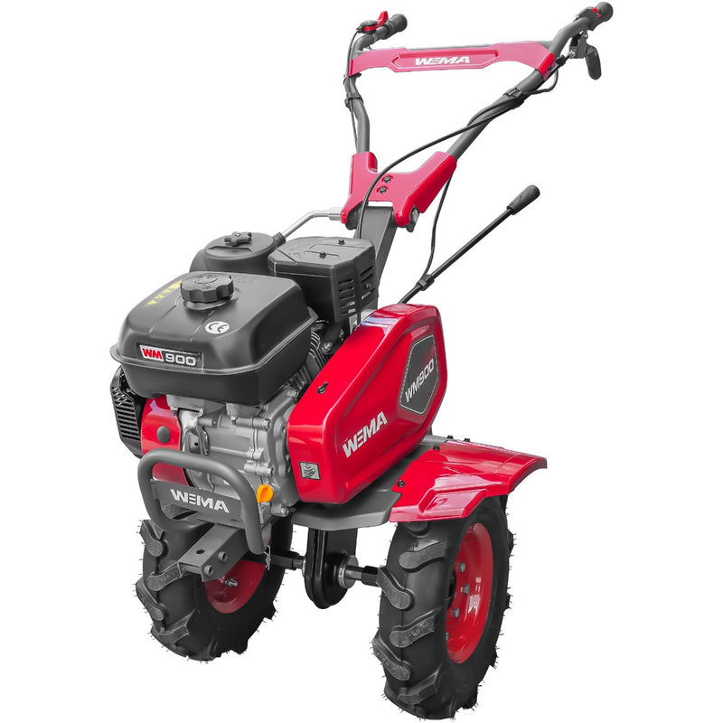 Motosapa Weima WM900 NEW motor 7 CP 2+1 viteze latime lucru 80 cm transmisie fonta freze 2+1+disc roti cauciuc 4.00x8" roti metal plug arat rarita reglabila 2l ulei
