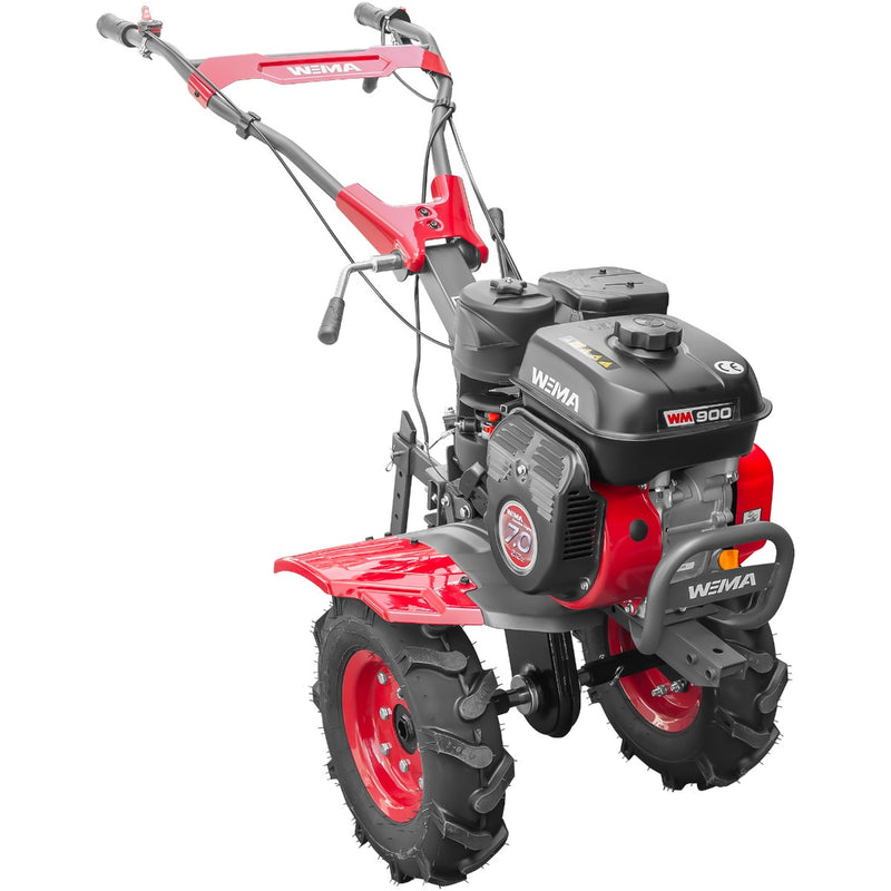Motosapa Weima WM900 NEW motor 7 CP 2+1 viteze latime lucru 80 cm transmisie fonta freze 2+1+disc roti cauciuc 4.00x8" remorca 2l ulei