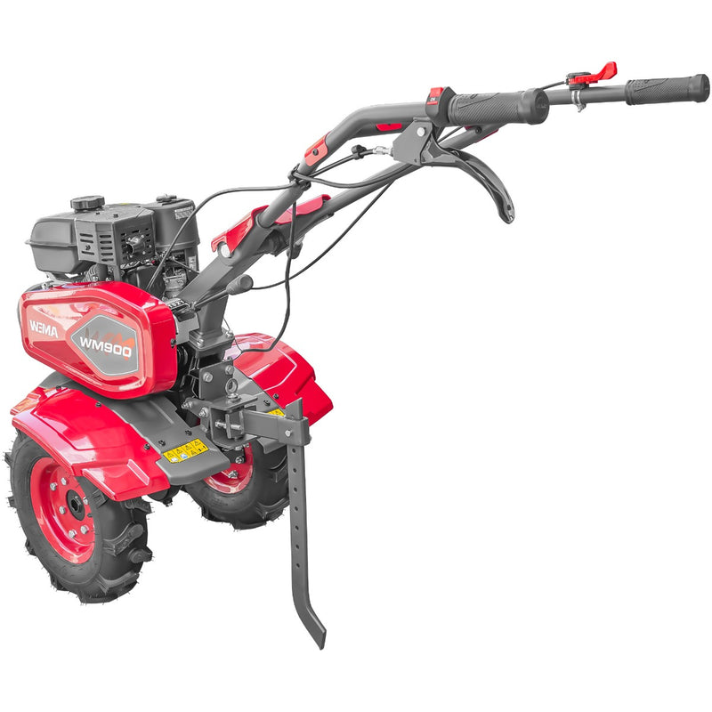 Motosapa Weima WM900 NEW motor 7 CP 2+1 viteze latime lucru 80 cm transmisie fonta freze 2+1+disc roti cauciuc 4.00x8" roti metal plug arat rarita reglabila plug cartofi cultivator remorca 2l ulei