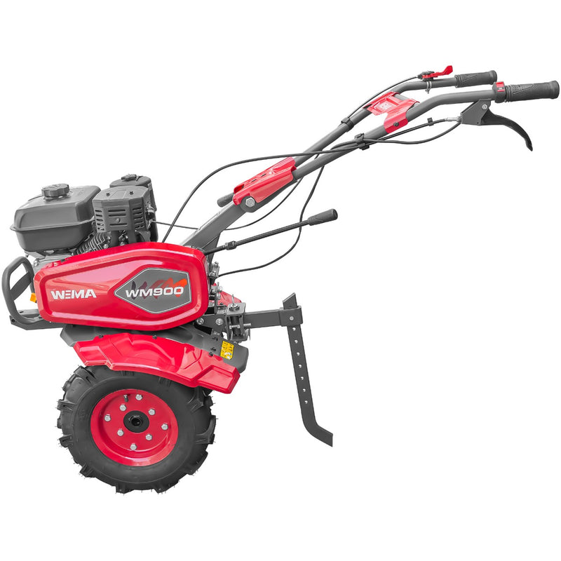 Motosapa Weima WM900 NEW motor 7 CP 2+1 viteze latime lucru 80 cm transmisie fonta freze 2+1+disc roti cauciuc 4.00x8" roti metal plug arat rarita reglabila 2l ulei