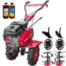 Motosapa Weima WM900 NEW motor 7 CP 2+1 viteze latime lucru 80 cm transmisie fonta freze 2+1+disc roti cauciuc 4.00x8" roti metal plug arat rarita reglabila 2l ulei