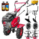 Motosapa Weima WM900 NEW motor 7 CP 2+1 viteze latime lucru 80 cm transmisie fonta freze 2+1+disc roti cauciuc 4.00x8" roti metal plug arat rarita reglabila plug cartofi cultivator remorca 2l ulei