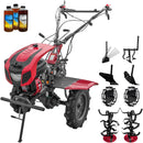 Motocultor cu diferential Weima WM1100C-6 motor 7 CP 6 viteze latime lucru 110 cm freze roti cauciuc reductor usor/greu capota cu far roti metal plug arat rarita reglabila plug cartofi cultivator 4l ulei
