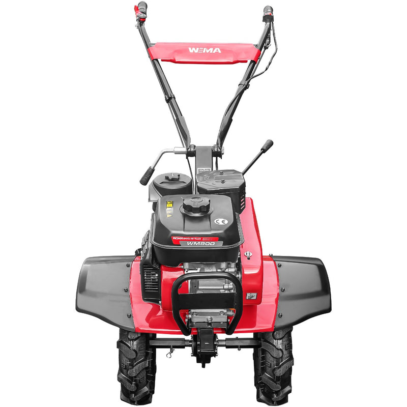 Motosapa Weima WM900 motor 7 CP 2+1 viteze latime lucru 80 cm transmisie fonta freze 2+1+disc roti cauciuc 4.00x8" roti metal plug arat rarita reglabila plug cartofi cultivator 2l ulei