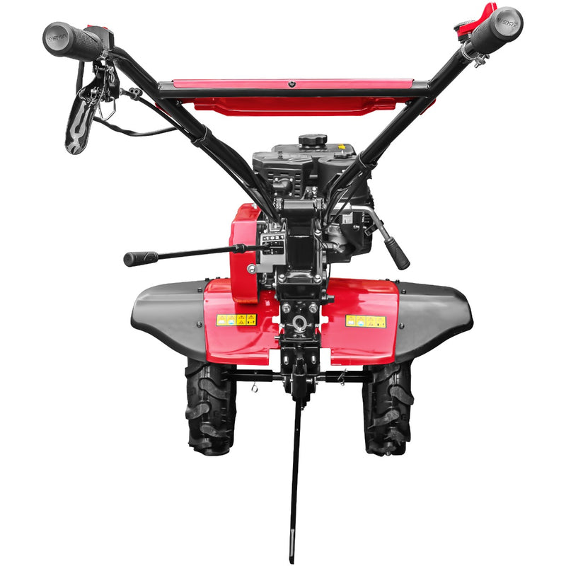 Motosapa Weima WM900 motor 7 CP 2+1 viteze latime lucru 80 cm transmisie fonta freze 2+1+disc roti cauciuc 4.00x8" roti metal plug arat rarita reglabila plug cartofi cultivator remorca 2l ulei
