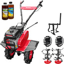 Motosapa Weima WM900 motor 7 CP 2+1 viteze latime lucru 80 cm transmisie fonta freze 2+1+disc roti cauciuc 4.00x8" roti metal cultivator 2l ulei